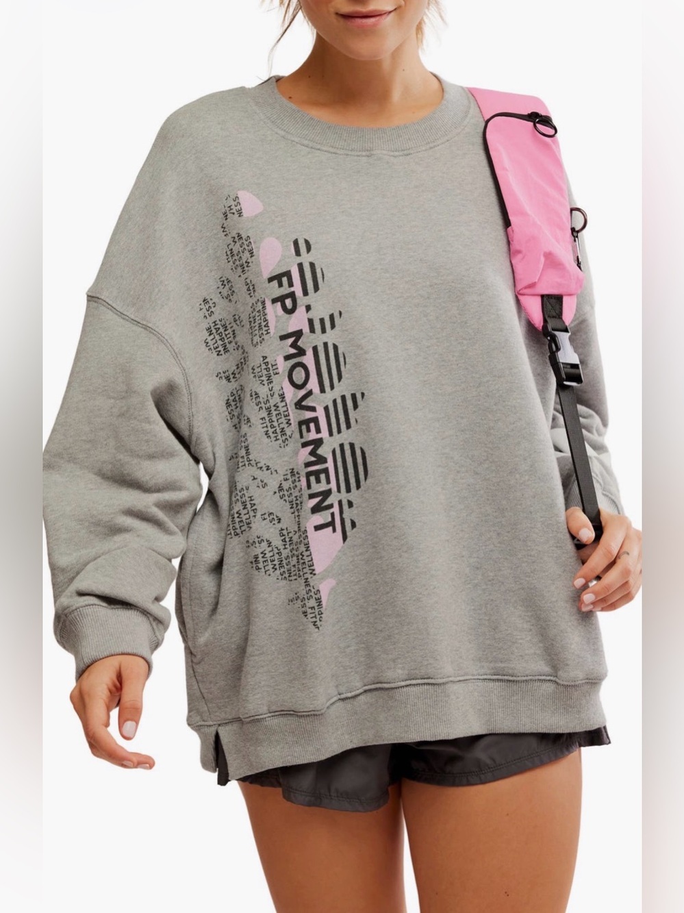 Free People Movement All Star Oversize Graphic Sweatshirt